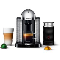 Vertuo Chrome & Aeroccino3 Milk Frother