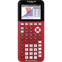 Texas Instruments TI-84 Plus CE Color Graphing Calculator – Red