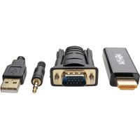Tripp Lite VGA + Audio to HDMI Adapter Converter Cable w Audio & USB Power 1080p (M/M) - 6 Feet
