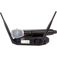 Shure GLXD24+ Dual-Band Wireless Vocal System with BETA 87A Microphone & Single Channel Receiver