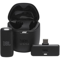 JBL Quantum Stream Wearable Wireless USB-C Streaming Microphone - Included Windscreen for Noise Reduction