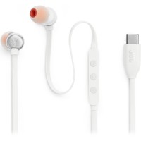 JBL Tune 310C USB-C Earbuds with Microphone – White 