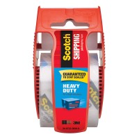 3M 142 Scotch Heavy Duty Clear Mailing Tape With Dispenser 2 Inch By 800 Inch