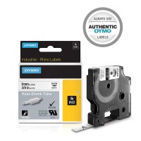 DYMO IND HEAT SHRINK BLK/WHT