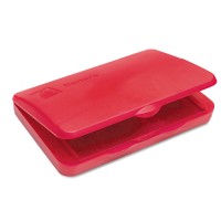 Carter's® Reinkable Felt Stamp Pads - 1 Each - 4.3" Width x 2.8" Length - Felt Pad - Red Ink - Red
