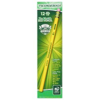 DIXON HB#2 PENCILS YELLOW TICONDEROGA 