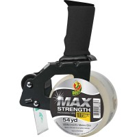 Duck Brand Max Strength Packaging Tape Dispenser Gun, Foam Handle - 1.88 Inches x 54.6 Yards (284948)