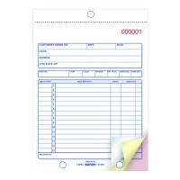 Rediform® Sales Book, 5 1/2 x 7 7/8, Three-Part Carbonless