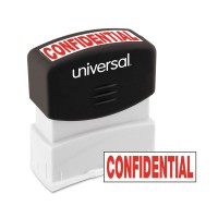 UNIVERSAL STAMP UNV MES CONFIDTL RED