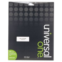 DELUXE CLEAR LABELS INKJET/LASER PRINTERS, 1 X 2.63, CLEAR, 30/SHEET, 25 SHEETS/PACK