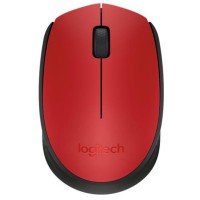 LOGITECH WRLS MOUSE M170 RED