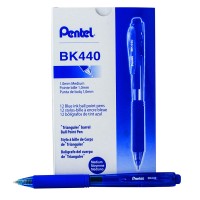 PEN BALLPOINT MED BLUE 12X