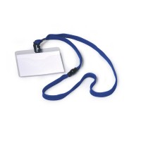 DURABLE BLUE Textile CORD BADGE (10 PIECES)