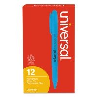 UNIVERSAL POCKET HIGHLIGHTER FlUORESCENT BLUE