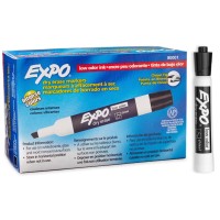 EXPO DRY ERASE BLACK 12X
