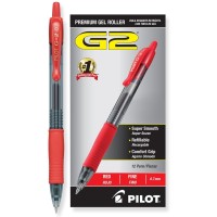 PILOT PEN G2 PREMIUM GEL 1MM RED 12X