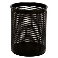 MESH STEEL PEN HOLDER BLK