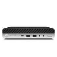 HP ProDesk 600 G4 W10P-64 i5 8500T 2.1GHz 128GB NVME 8GB(1x8GB) DDR4 2666 WLAN BT VGA Port Mini PC - 4HM37UT#ABA