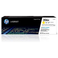 HP 206X High Yield Original LaserJet Toner Cartridge - Yellow (W2112X)
