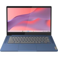 Lenovo Slim 3 Chromebook 14" FHD Touch-Screen Laptop - MediaTek Kompanio 520, 4GB, 64GB eMMC - Abyss Blue 