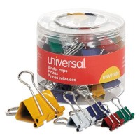 UNV CLIP BINDER ASSORTED SIZES