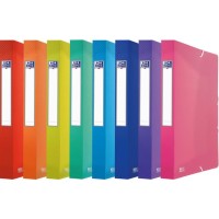 Oxford Elastobox A4 File Folder 24x32 cm - Assorted Colors (1x) 