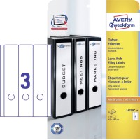 AVERY Printable spine labels Block Out ft 29,7 x 6,1 cm, box of 25 blade,