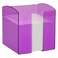 DURABLE NOTE BOX TRANSLUCENT - PURPLE