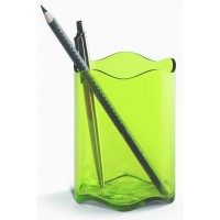 DURABLE PEN CUP TREND TRANSPARENT/LIGHT GREEN