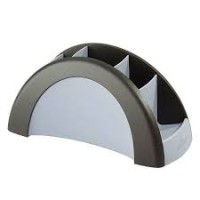 DURABLE Pen Holder - 5 BOXES, BLACK/GREY