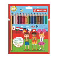 Colouring Pencil STABILO - Pack of 24 - Assorted Colours