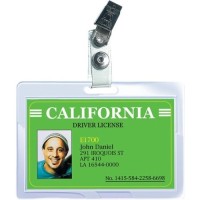 Royal Sovereign Id Badge Size (3" X 3.75") W/ Badge Clip 5 Mil Thermal Laminatin