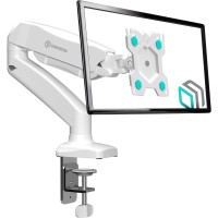 Onkron G80 Single Monitor Mount - Swivel Tilt for 13-32 Inch Displays 