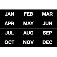 MAGNETS MONTHS JAN-DEC