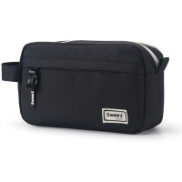 Sooez High Capacity Pen Case Durable Pencil - Black