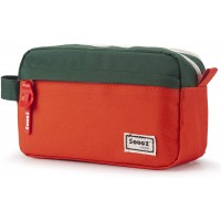 Sooez High Capacity Pen Case Durable Pencil - Orange
