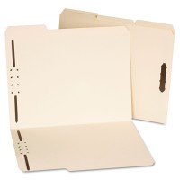 Reinforced Top Tab Folders, 2 Fasteners, 1/3 Tab, Letter, Manila, 1/Fodler(UNV13420)
