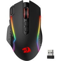 Redragon M810 Taipan Pro Wireless Gaming Mouse - 8 Macro Buttons - Black