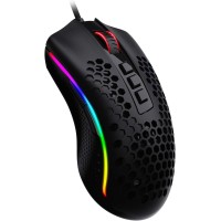 Redragon M808M Storm Lightweight RGB Gaming Mouse - 7 Programmable Buttons - Black