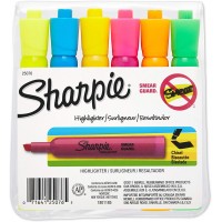 SHARPIE ASSORTED HIGHLIGHTER 6/SET