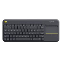 Logitech - K400 Plus Wireless Keyboard - Black