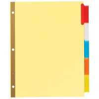 Avery Big Tab Reinforced Dividers, Multicolor - 8 Tabs