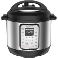 Instant Pot Duo Plus 9-in-1 Electric Pressure Cooker, Slow Cooker, Rice Cooker, Steamer, Sauté, Yogurt Maker, Warmer & Sterilizer,8 Quart Stainless Steel/Black