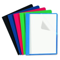 Universal Clear Front Report Cover DARK BLUE - 25/Box