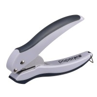 PaperPro(R) 1-Hole Punch, Black/Gray