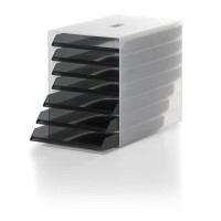 Durable IDEALBOX Storage Box with 7 Trays Grey