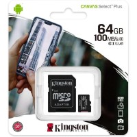 Kingston MicroSD Canvas Select Plus 64GB