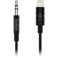Belkin 3.5mm Audio to Lightning Cable - 3ft / 0.9m (Black)