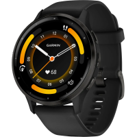 Garmin Venu 3 Fiber-Reinforced Polymer Smartwatch - 45mm (GPS) Stainless Steel & Black