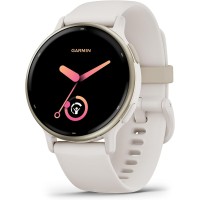 Garmin - Vivoactive 5 GPS Smartwatch (AMOLED Display) - Ivory Gold